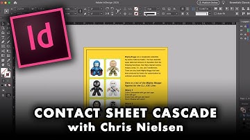 Using the Contact Sheet Cascade to Drop in Graphics in InDesign