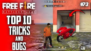 Top 10 New Tricks In Free Fire | New Bug/Glitches In Garena Free Fire #73