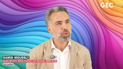 Samih Moussly, Senior Director, Global Partners and Channels, EMEA South, ServiceNow at Gitex 2025