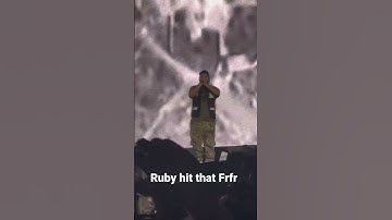 Ruby Just Can’t Resist It Man #g59 #rubydacherry #music #concert #scrim #shorts