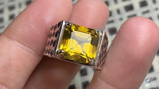 Citrine like a Gold #citrine #gemstones #jewellery #gems #stones #jewelry #jewels #ring #treasure