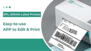 OFFNOVA New APP Upgraded Bluetooth Label Printer | ZPL-2054N