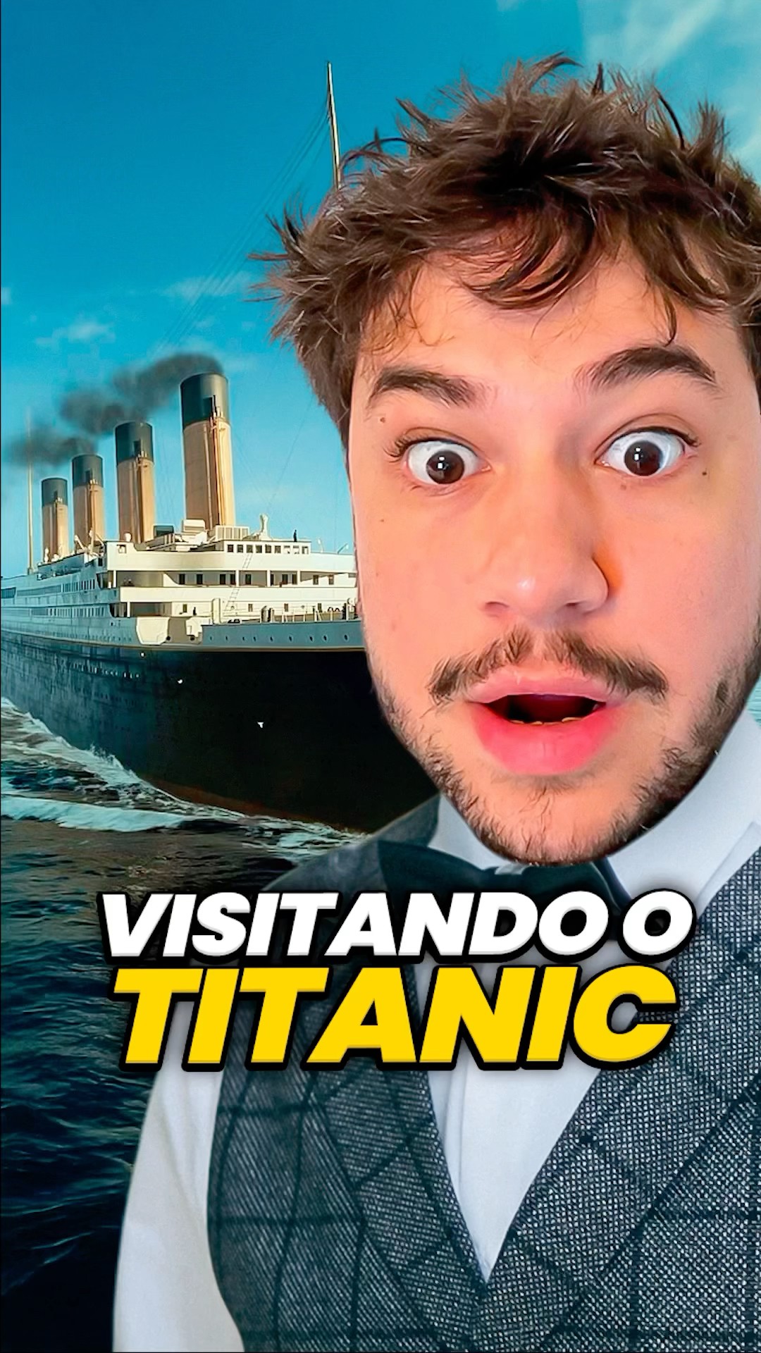 visitando o titanic... #livedobrino #humor #MundinhoBrino
