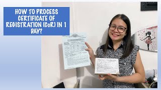 How to Process Certificate of Registration in BIR in 1 Day|Para saan ang COR? screenshot 5