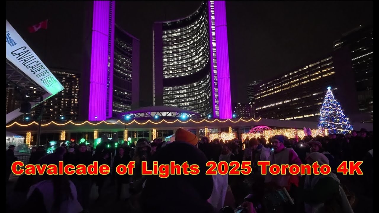 Кавалькада огней 2025 Торонто 4K // Маракату Мар Аберто 