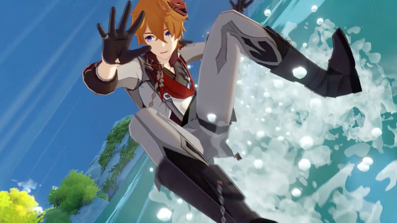 原神 タルタリヤ 原神】キャラクター実戦紹介 「公子」タルタリヤ(CV:木村良平