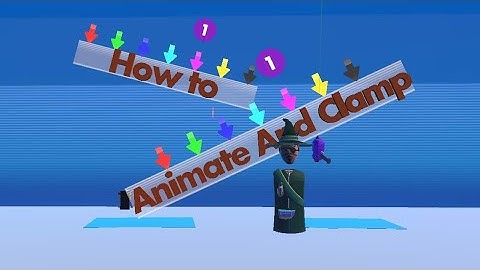 Rec room-How to Animate and Clamp