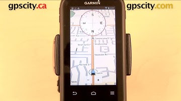 Garmin Monterra: Map Settings with GPS City