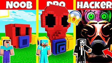 POPPY PLAYTIME CHAPTER 3 GAS MASK HOUSE BUILD CHALLENGE - NOOB vs PRO vs HACKER / Animation