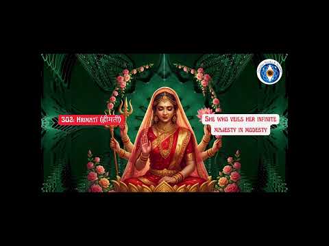 What does it mean for the Supreme Goddess to be modest? #lalitasahasranamam