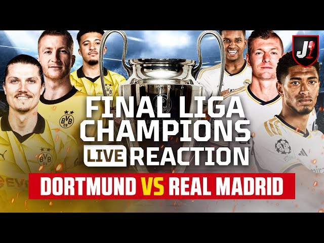 🔴 DORTMUND VS REAL MADRID - FINAL CHAMPIONS LEAGUE 23/24 - LIVE REACTION class=