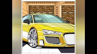 Cars Paint Happy Color Gameplay. Transport screenshot 3