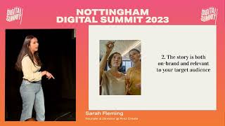 Sarah Fleming - Maximising your brand’s digital PR impact | #NottmDigital2023