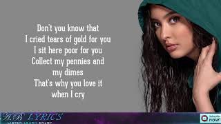 Faouzia   Tears of Gold Lyrics