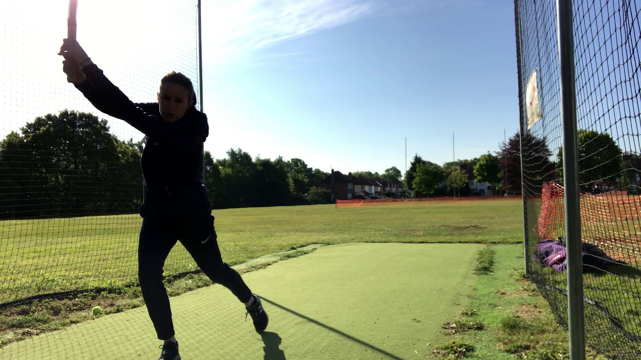 Batting drill for hitting straight sixes YouTube