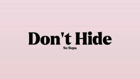 So Supa - Don