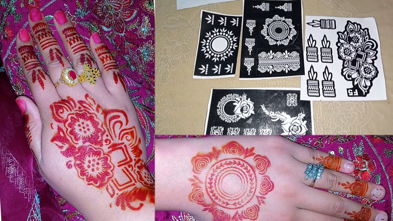 Mehandi Stickers From DarazMehndi Stickers ReviewEasy Mehndi Stickers