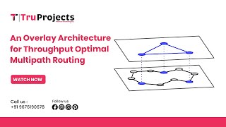 An Overlay Architecture for Throughput Optimal Multipath Routing