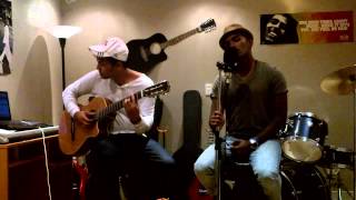 Video thumbnail of "Ganga Addara Acoustic Cover - Nilushan & Kasun"