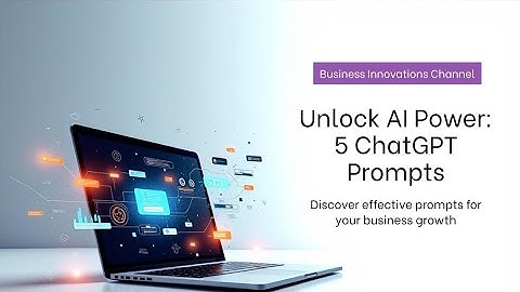 Unlock AI Power:5 ChatGpt Prompts To Transform Your Business #AI #ChatGPT #Entrepreneurship 