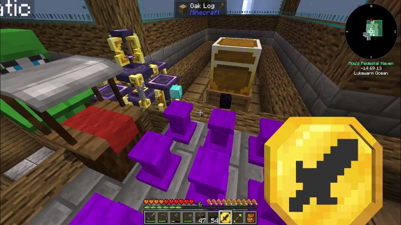 FTB Skies EP 19 Pedestals Wither Builder/Advanced Attacker Upgrade Modifications Also Sheep