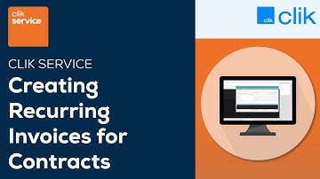 Create Recurring Invoices | Clik Service