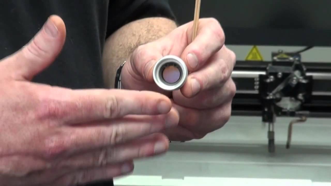 How to clean the lens on the Gravograph LS100 YouTube