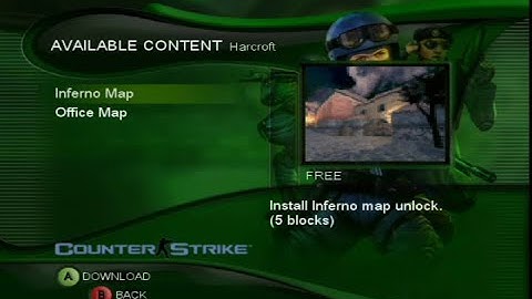 Original Xbox Counter-Strike Title Update and DLC from Insignia