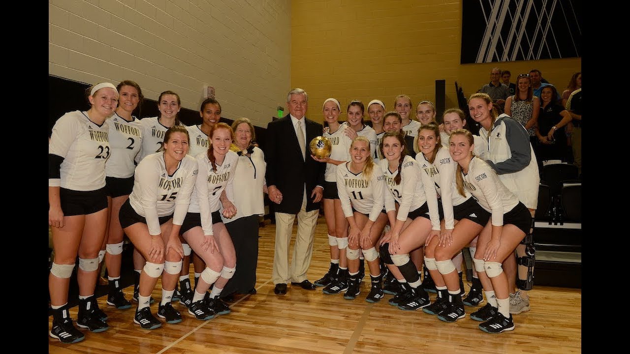 Volleyball Opens the New Jerry Richardson Indoor Stadium YouTube