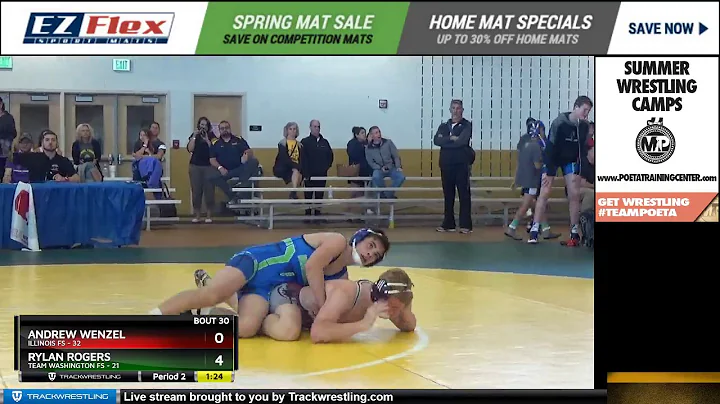 144 Andrew Wenzel Illinois FS vs Rylan Rogers Team...