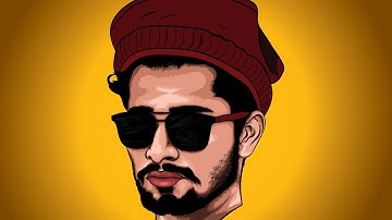 How to Cartoon yourself ! using mouse/Vector art Tutorial/ Vector portrait/speed art for customer/