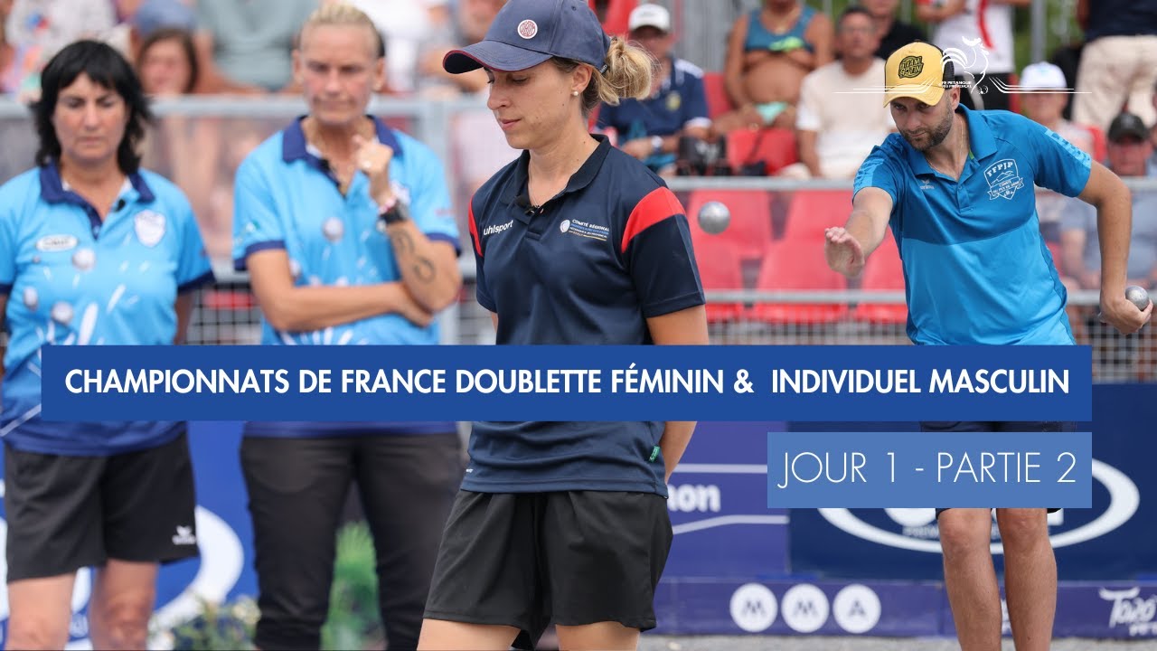 Miniature : CHAMPIONNAT DE FRANCE DOUBLETTE FEMININ & INDIVIDUEL MASCULIN - JOUR 1 PARTIE 2