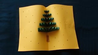 How To Make Christmas 3D Card Christmas 3D Greeting Card With Paper