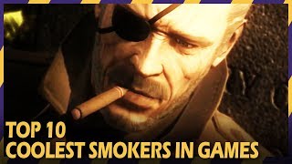 TOP 10 COOLEST SMOKERS IN GAMES | #ZOOMINGAMES