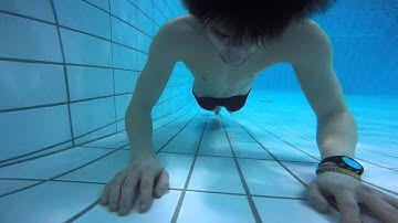 Static Apnea training with one breath recoveries