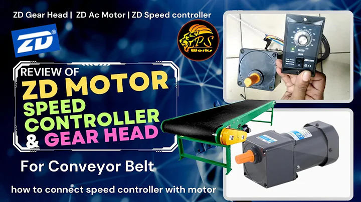 Installation of ZD 1ph AC Gear motor with Speed controller | ZD Motors | ZD Gear Head | ZD  governor