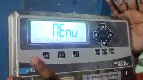 Precia molen i40 calibration procedure