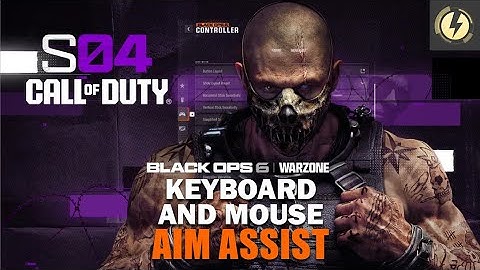 NEW SETTINGS Season 4 Aim Assist keyboard mouse Warzone + BO6 MP 🎮  | config reWASD