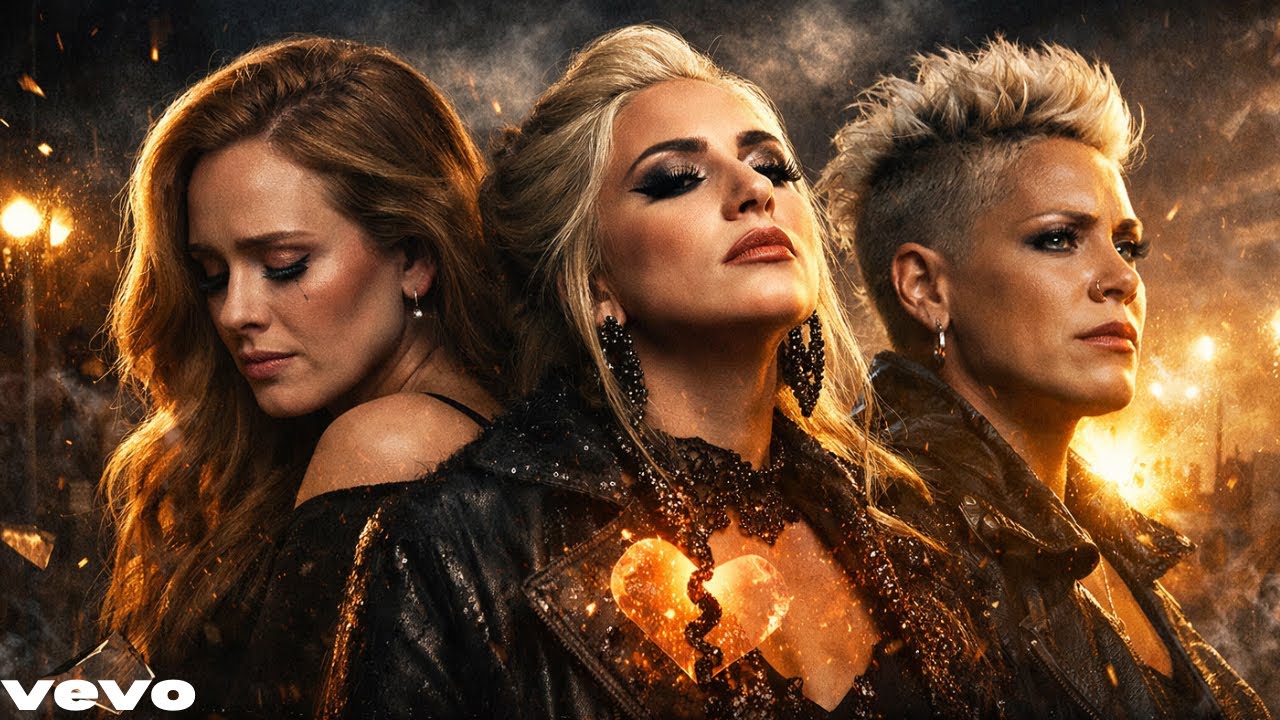 Adele ft. Lady Gaga & P!nk  - Sing It Until It Stops Hurting  (Music Video) Out Now 