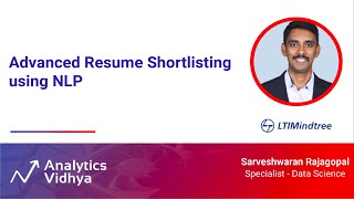 Advanced Resume Shortlisting using NLP | DataHour by Sarveshwaran Rajagopal