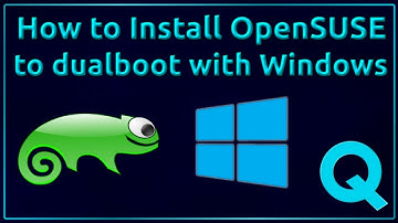 How to install OpenSUSE to Dual Boot with Windows