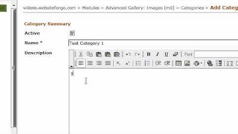 Advanced Gallery Categories - Website Forge - Ecommerce web sites