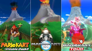 Evolution Of GCN DK Mountain Course In Mario Kart Games [2003-2022]