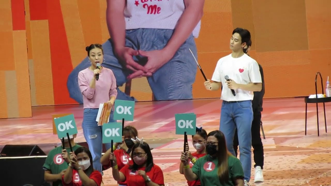 Ким Су Хён — игра «ОК или не ОК» с фанатами — встреча фанатов BENCH в Маниле