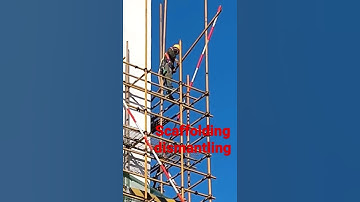 Scaffolding dismantling