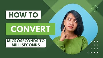 How to convert Microseconds to Milliseconds