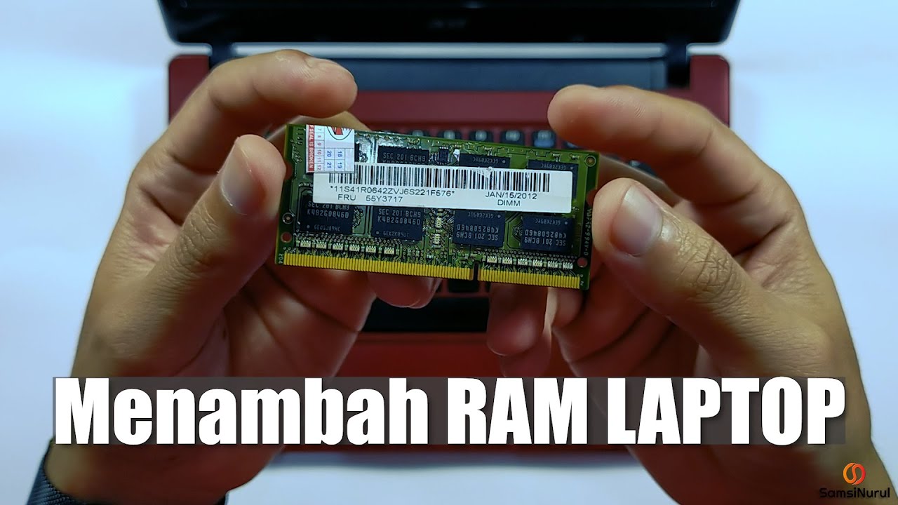 cara menambah RAM laptop YouTube