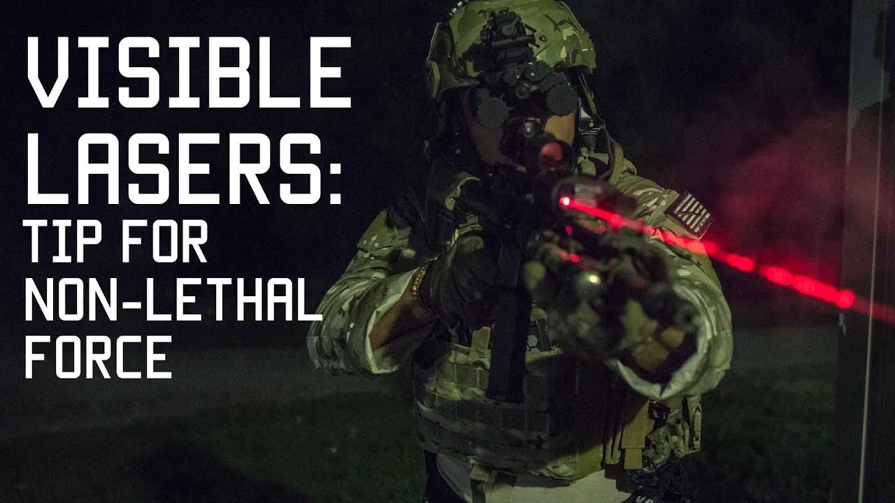 Visible Lasers Tip for NonLethal Force True Story Tactical