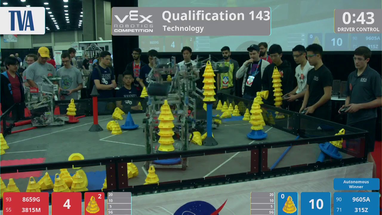 2018 VRC Tech Q143 - 8659G 3815M vs 9605A 315Z - 9 to 134