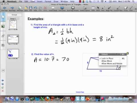 Areas of Parallelograms & Triangles Notes.mp4